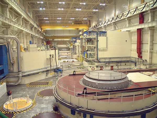 Inside the reactor hall of the mochovce nuclear plant